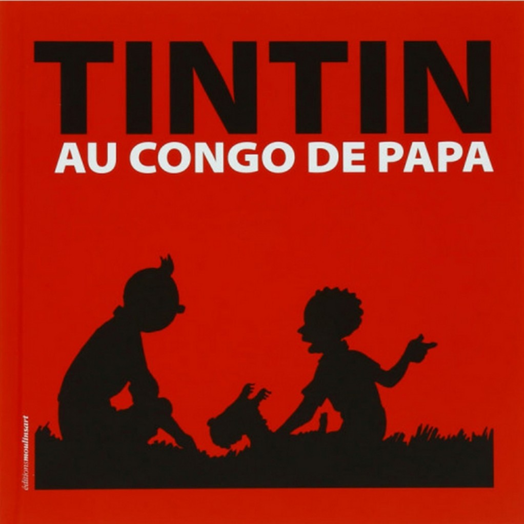 Livre Tintin - Tintin au Congo de Papa - principal