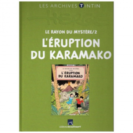 Livre les archives Tintin L'Éruption du Karamako