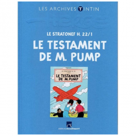 Livre les archives Tintin Le testament de M. Pump