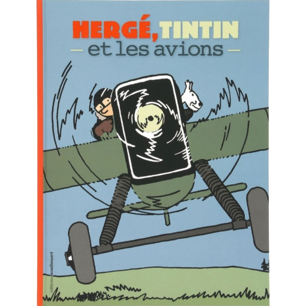 Tintin, Hergé et les avions - principal
