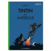Album Tintin en Amérique colorisé - Couverture Le feu de camp - principal