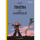 Album Tintin en Amérique colorisé - Couverture Tintin baille - principal