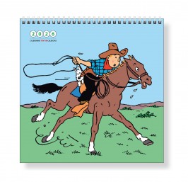 Grand calendrier mural Tintin - 2026