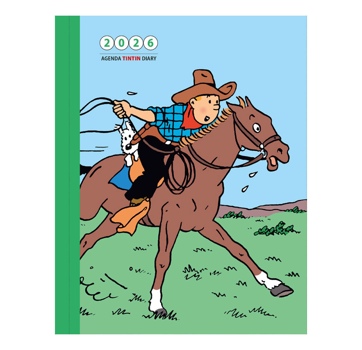 Agenda de bureau Tintin - 2026 - principal