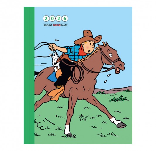 Agenda de bureau Tintin - 2026 - principal