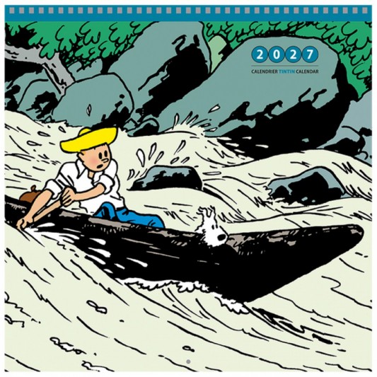 Calendrier Tintin 2027 - principal