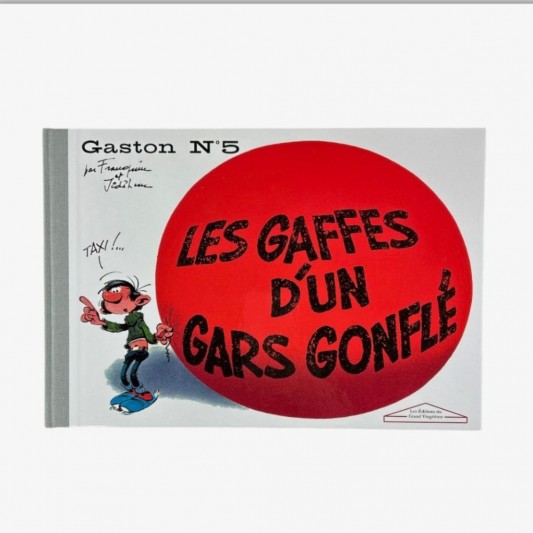 Gaston - Tirage de luxe Gaston à l'italienne, tome 5, Les Gaffes d'un gars gonflé - principal