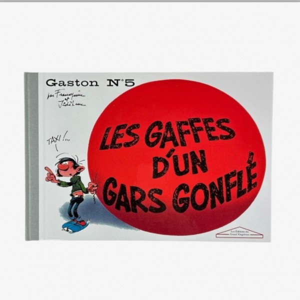 Gaston - Tirage de luxe Gaston à l'italienne, tome 5, Les Gaffes d'un gars gonflé
