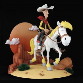 Figurine Cartoon Kingdom Lucky Luke et Jolly Jumper