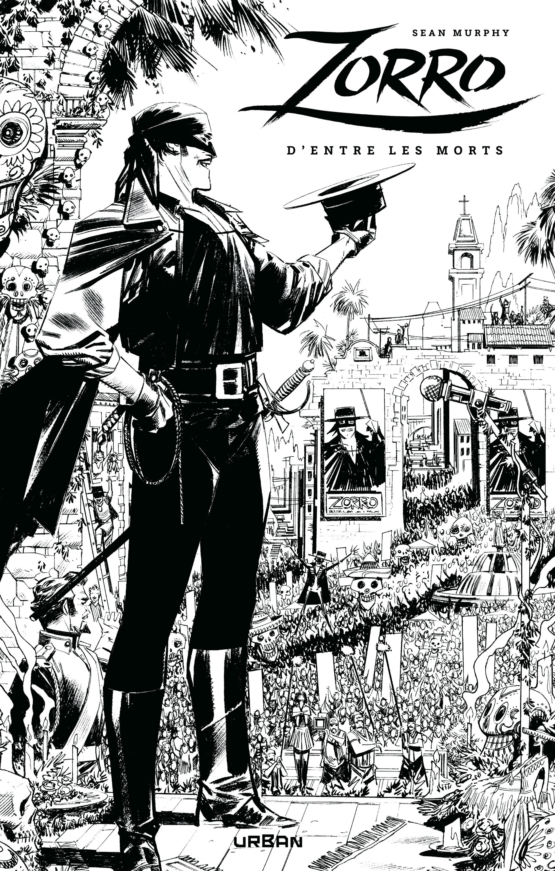 Zorro : D'entre les morts N&B - principal