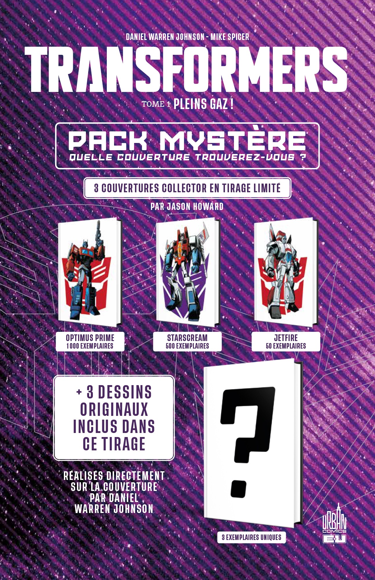 Transformers tome 1 couverture variante A - principal