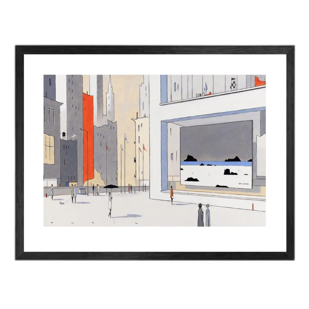 Digigraphie - Sunny Winter Day - François Avril - secondaire-1