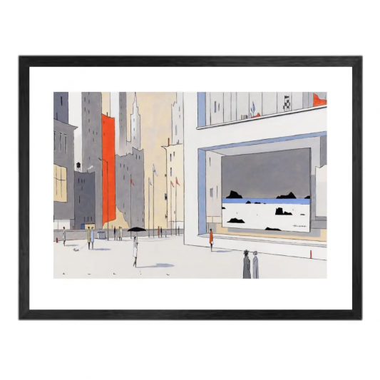 Digigraphie - Sunny Winter Day - François Avril - secondaire-1