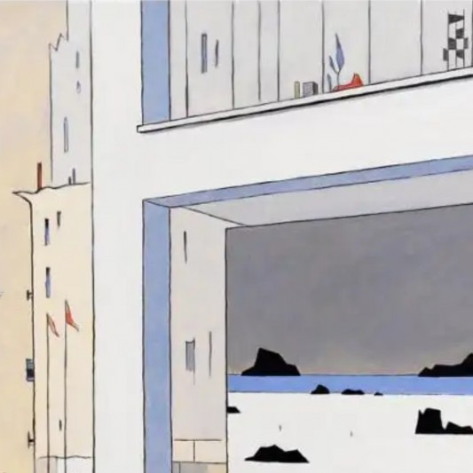 Digigraphie - Sunny Winter Day - François Avril - secondaire-3