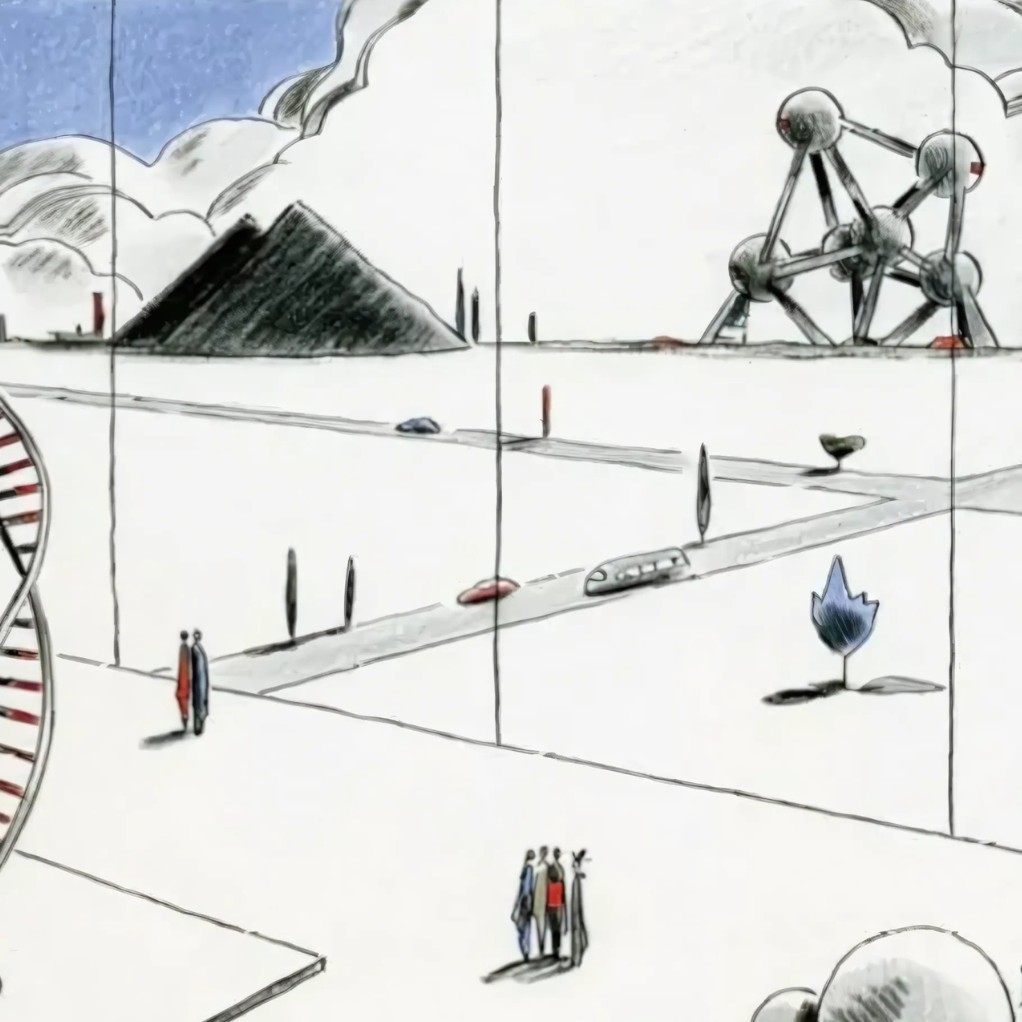 Tirage d'Art - Atom city X - François Avril - secondaire-2