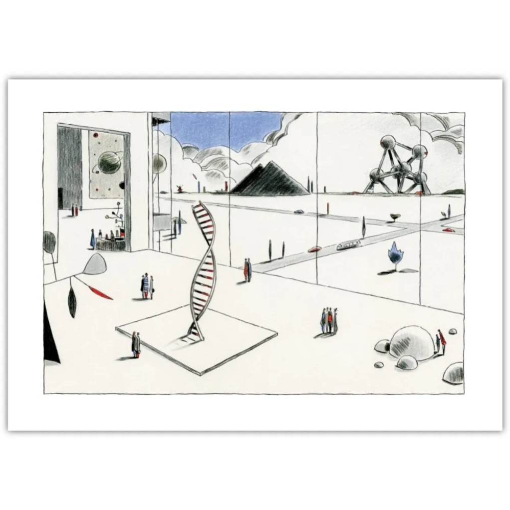 Tirage d'Art - Atom city X - François Avril - secondaire-3