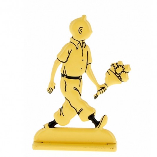 Tintin relief - Tintin au bouquet de fleurs - secondaire-1