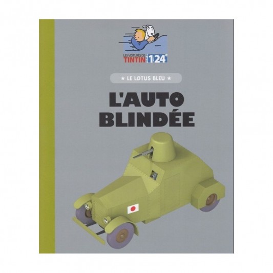 Les véhicules de Tintin au 1/24, L'Auto Blindée, Le Lotus bleu - secondaire-1