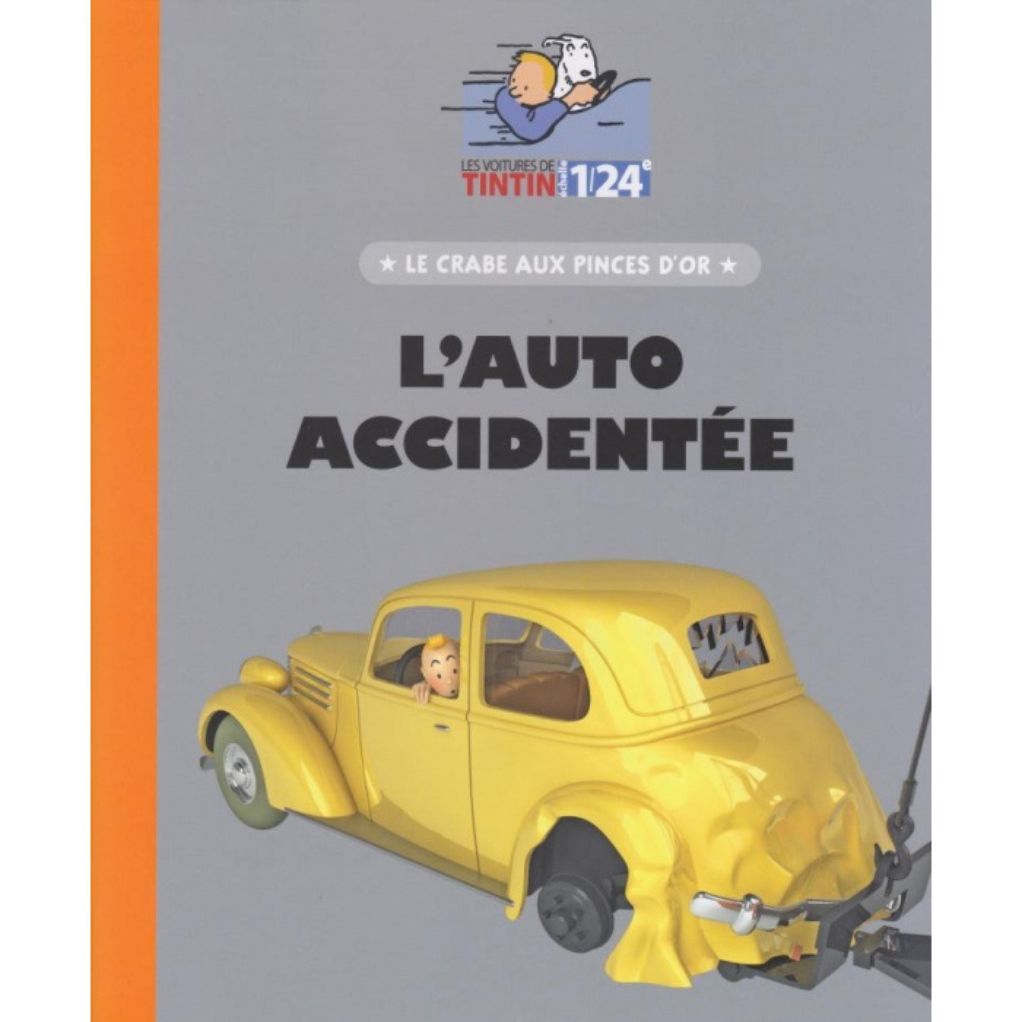 Les véhicules de Tintin au 1/24, L'Auto accidentée, Le crabe aux pinces d'or - secondaire-1