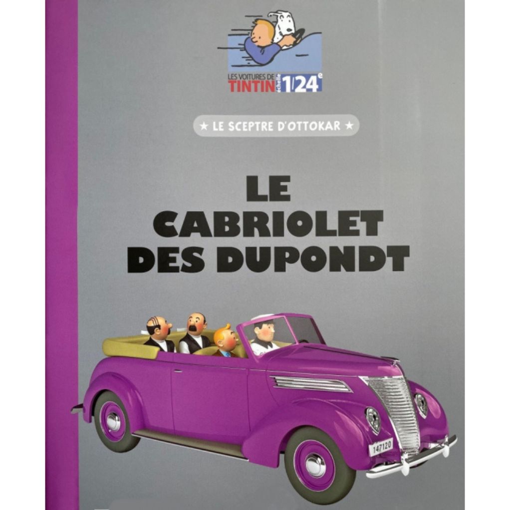 Les véhicules de Tintin au 1/24, Le cabriolet des Dupondt, Le Sceptre d'Ottokar - secondaire-1