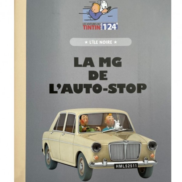 Les véhicules de Tintin au 1/24, La MG de l'auto-stop, L'Île noire