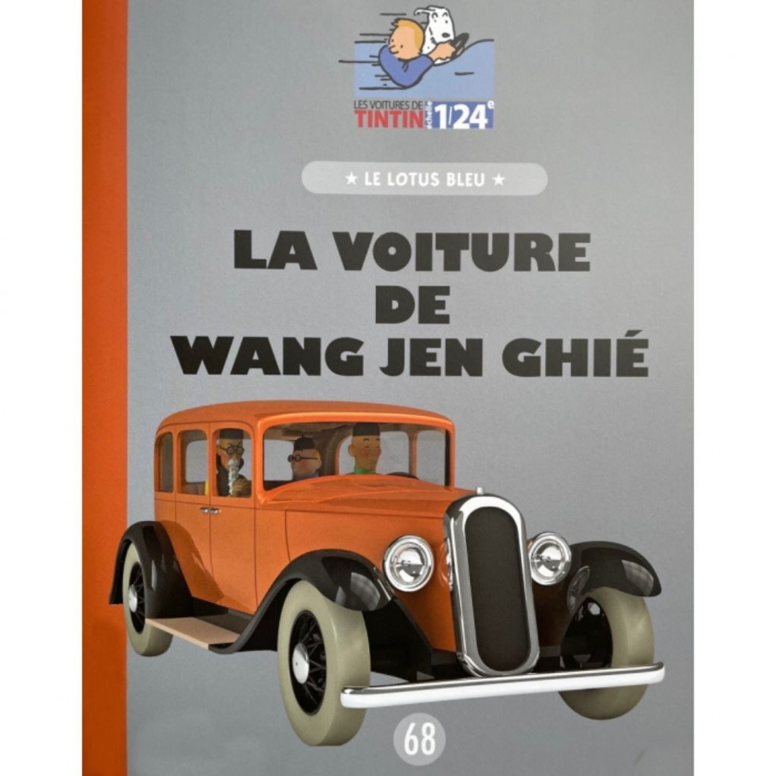 Les véhicules de Tintin au 1/24, La voiture de Wang Jen Ghié, Le Lotus bleu  - Figurines