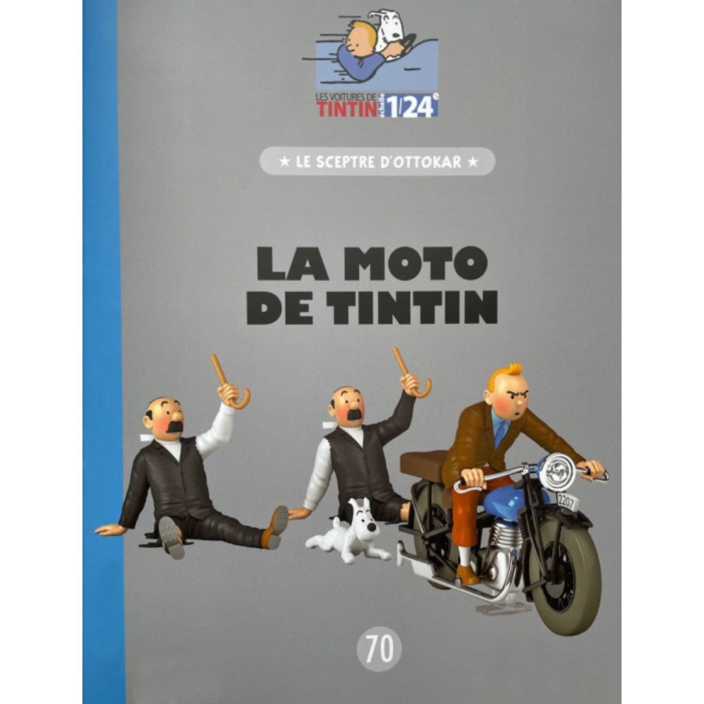 Les véhicules de Tintin au 1/24, La Moto de Tintin, Le Sceptre d'Ottokar - secondaire-1