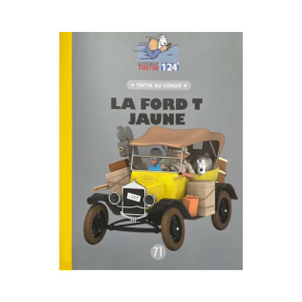 Les véhicules de Tintin au 1/24, La Ford T jaune, Tintin au Congo - secondaire-1