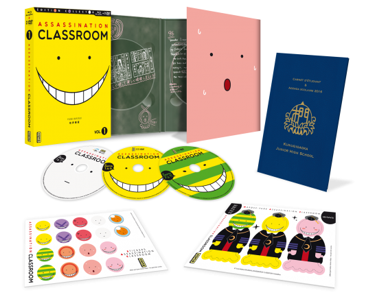 Assassination Classroom : Saison 1 - Digipack N°1 (1 à 11) Vol 1 - secondaire-1