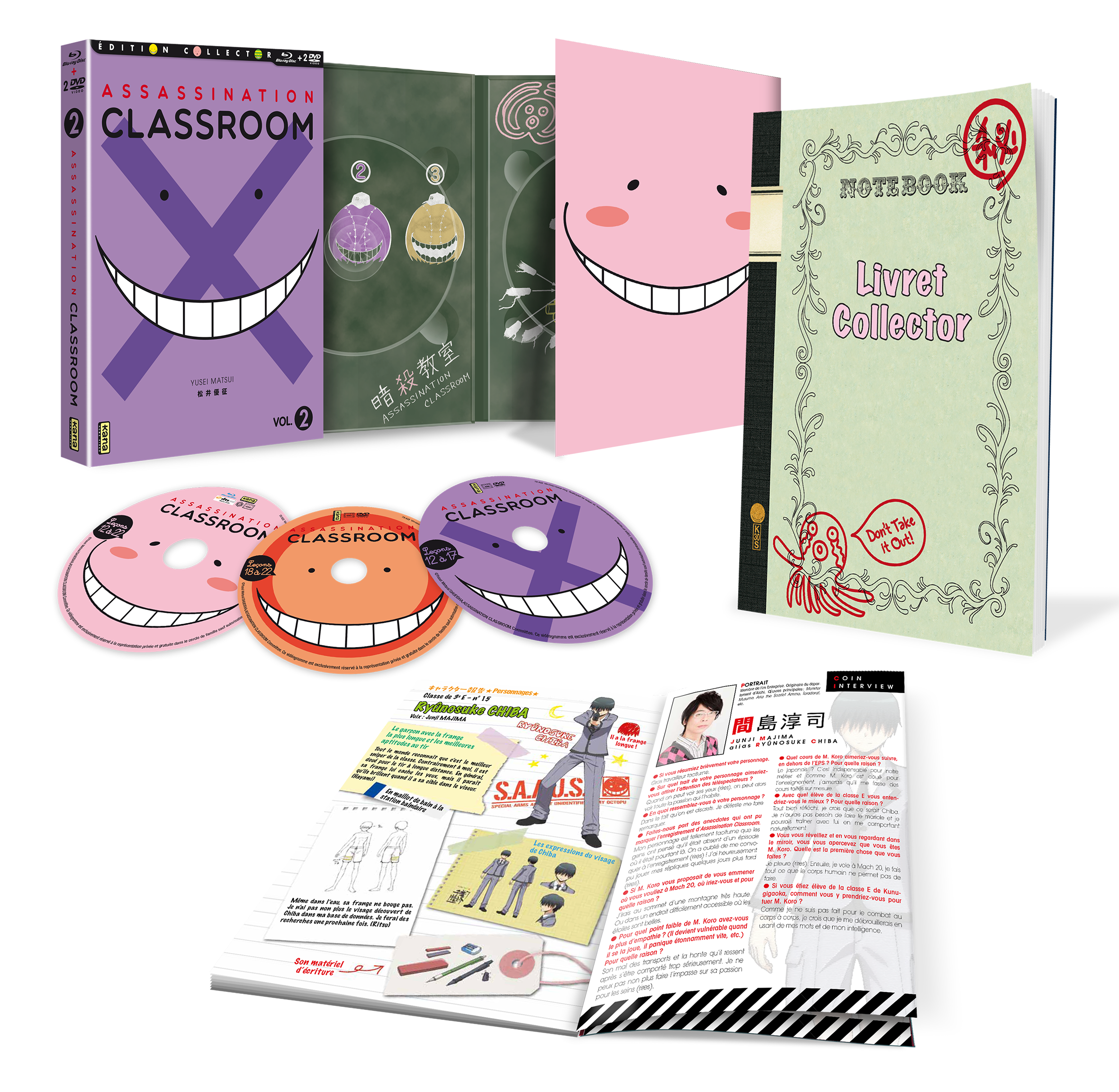 Assassination Classroom : Saison 1 - Digipack N°2 (12 à 22) Vol 2 - secondaire-1