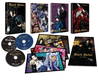 Black Butler : Intégrale Saisons 1 à 3 (13 DVD) - secondaire-1