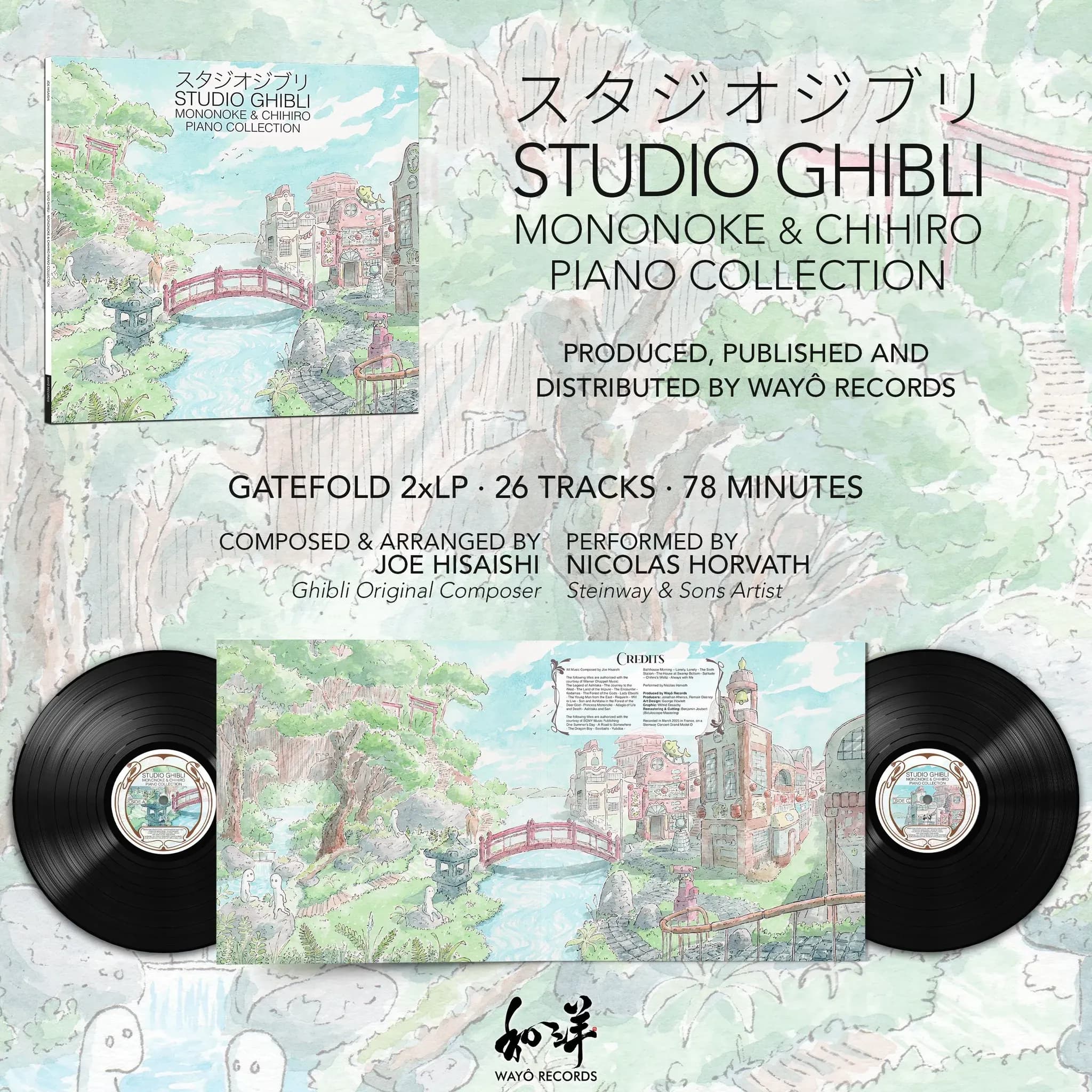 Joe Hisaishi - Mononoké and Chihiro – 2LP - Ghibli - secondaire-1