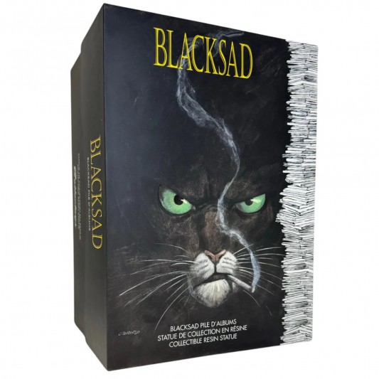 Figurine Blacksad pile d'albums - secondaire-3
