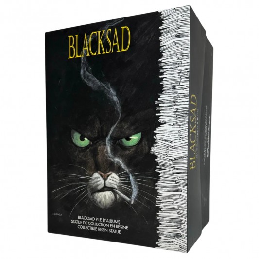 Figurine Blacksad pile d'albums - secondaire-5
