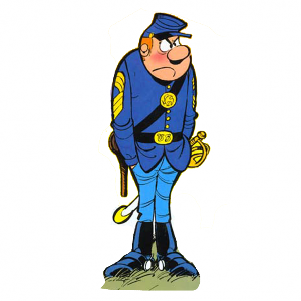 Figurine Sergent Chesterfield, Les tuniques bleues