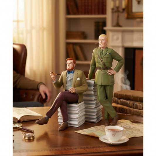 Figurine Collectoys Blake et Mortimer - Pile d'albums - secondaire-1