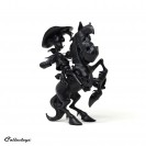 Figurine Résine - Lucky Luke sur Jolly Jumper cabré - Black edition - secondaire-1