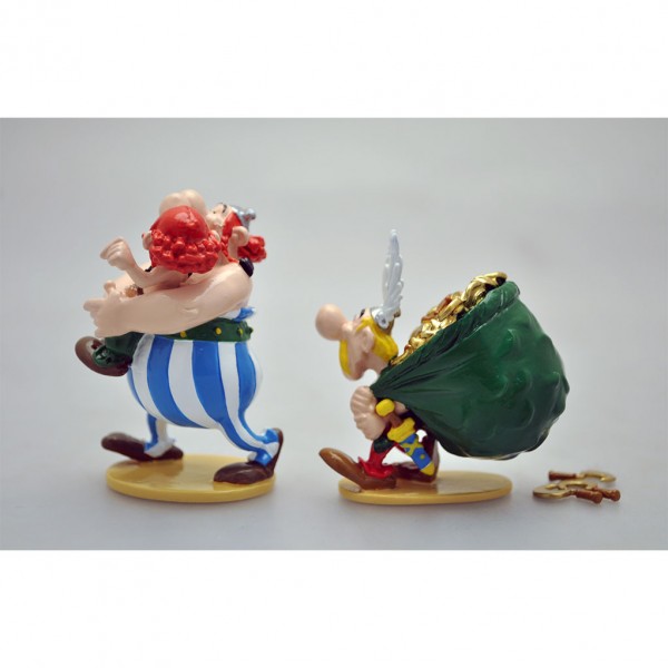 Figurine Pixi Astérix, Obélix et son cousin Amérix