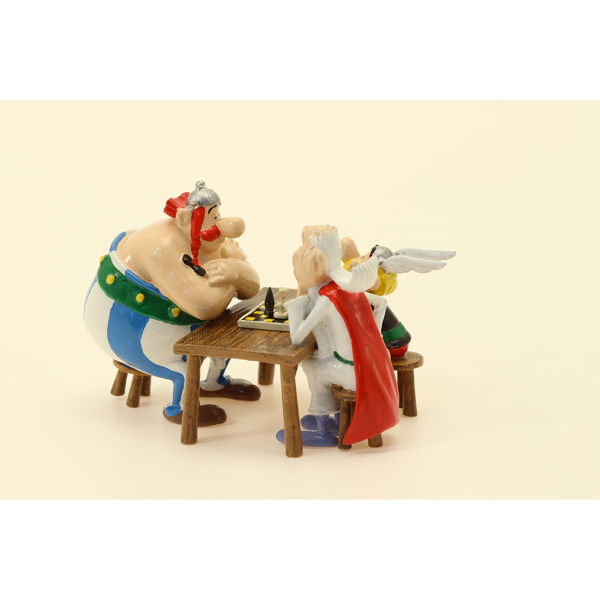 Figurine Pixi Astérix, Obélix et Panoramix : La partie d'échecs
