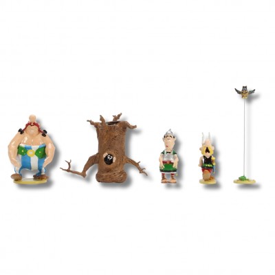 Figurine Pixi Classique - Astérix, Obélix et Plutoqueprévus...dans le tronc - secondaire-2