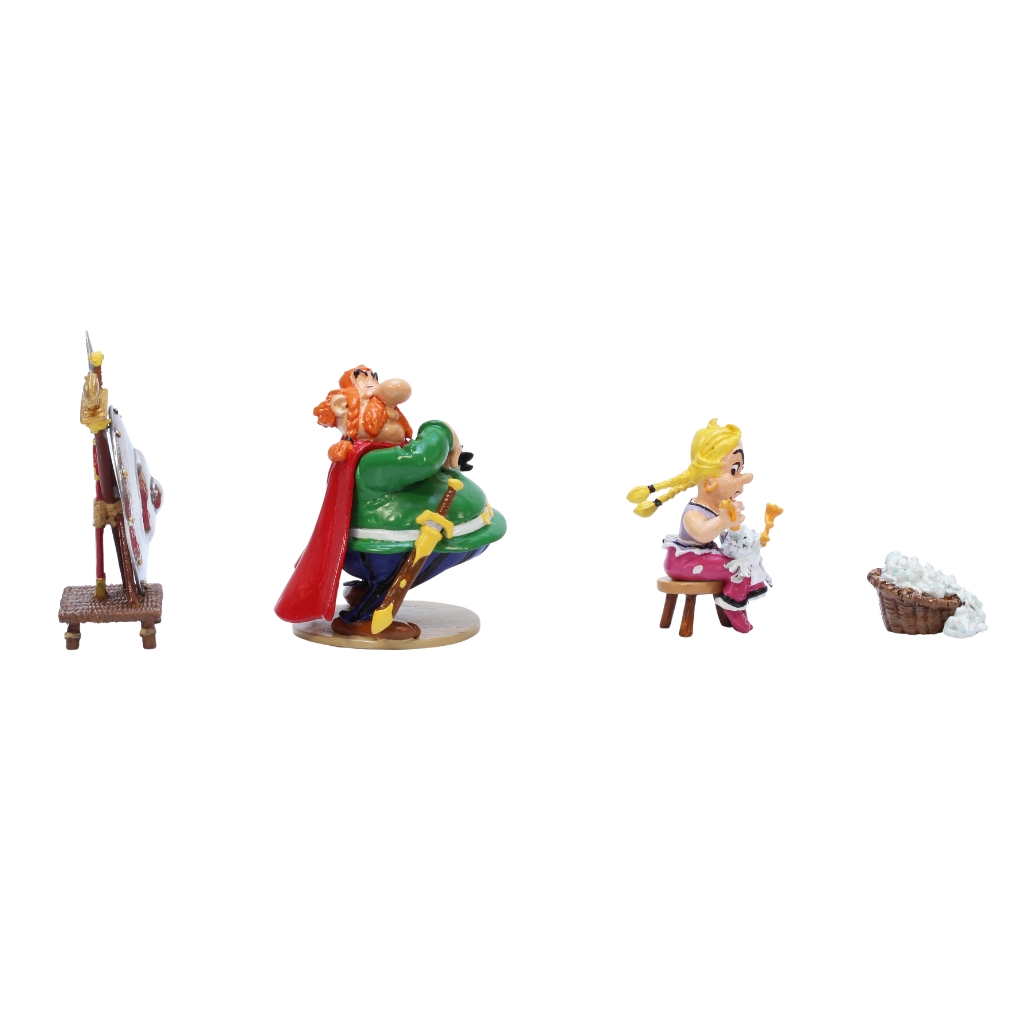 Figurine Pixi - Astérix Abraracourcix et bouclier miroir 2392 - secondaire-1