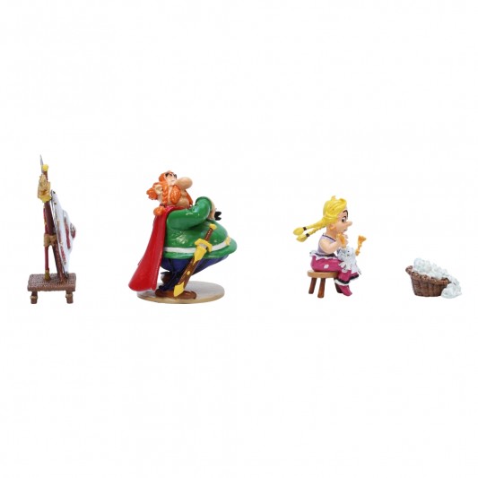 Figurine Pixi - Astérix Abraracourcix et bouclier miroir 2392 - secondaire-1