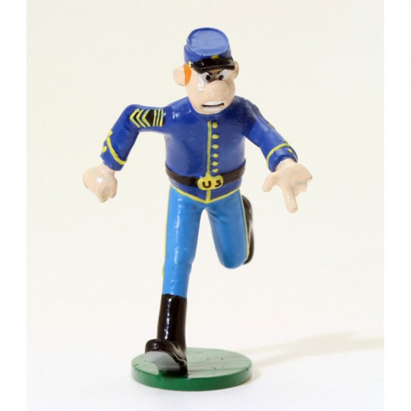 Figurine Pixi Les Tuniques Bleues, Blutch & Chesterfield la pub Spirou