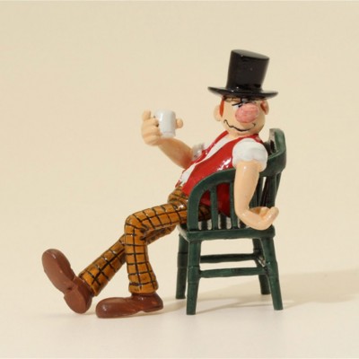 Figurine Pixi Les Tuniques Bleues, Blutch & Chesterfield au saloon - secondaire-7