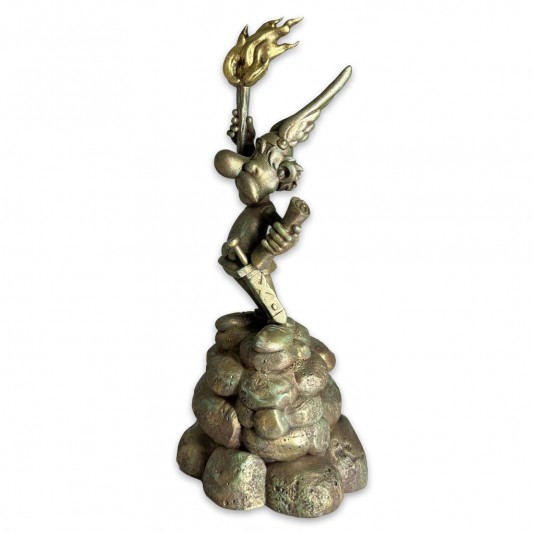 Figurine bronze Astérix : La liberté éclairant le Monde, Atelier Pixi - secondaire-2