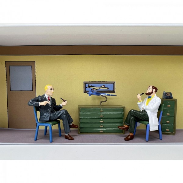 Figurine Pixi Blake et Mortimer, Discussion autour de l'Espadon