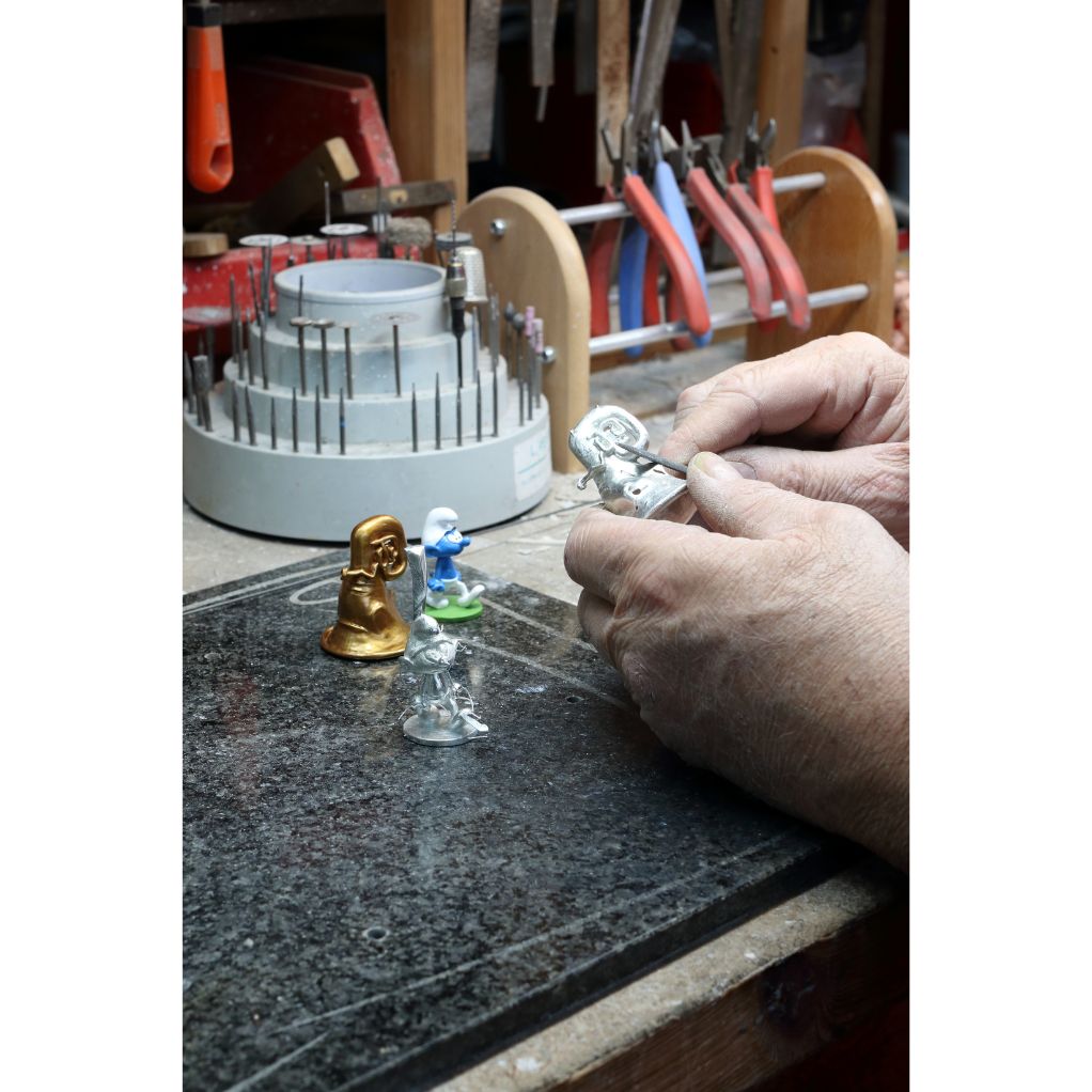 Figurine Pixi Origine - Le Schtroumpf et le tuba - secondaire-10