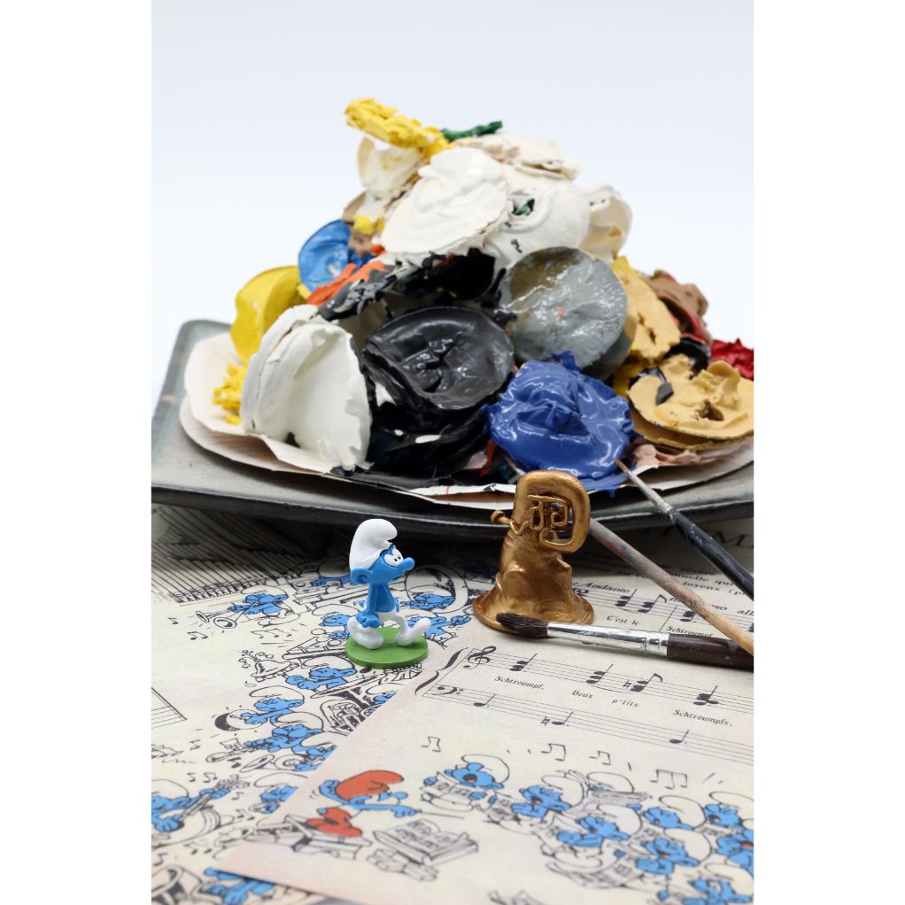 Figurine Pixi Origine - Le Schtroumpf et le tuba - secondaire-11
