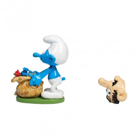 Figurine Pixi Origine - Schtroumpf déguisé en Gargamel - secondaire-5