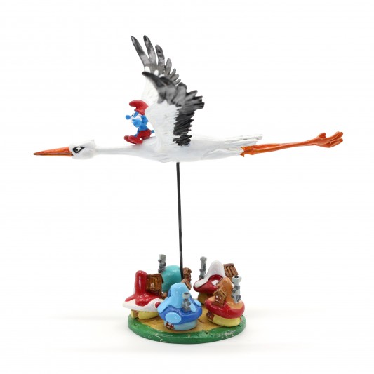 Figurine Pixi - Le Grand Schtroumpf et la Cigogne - secondaire-2